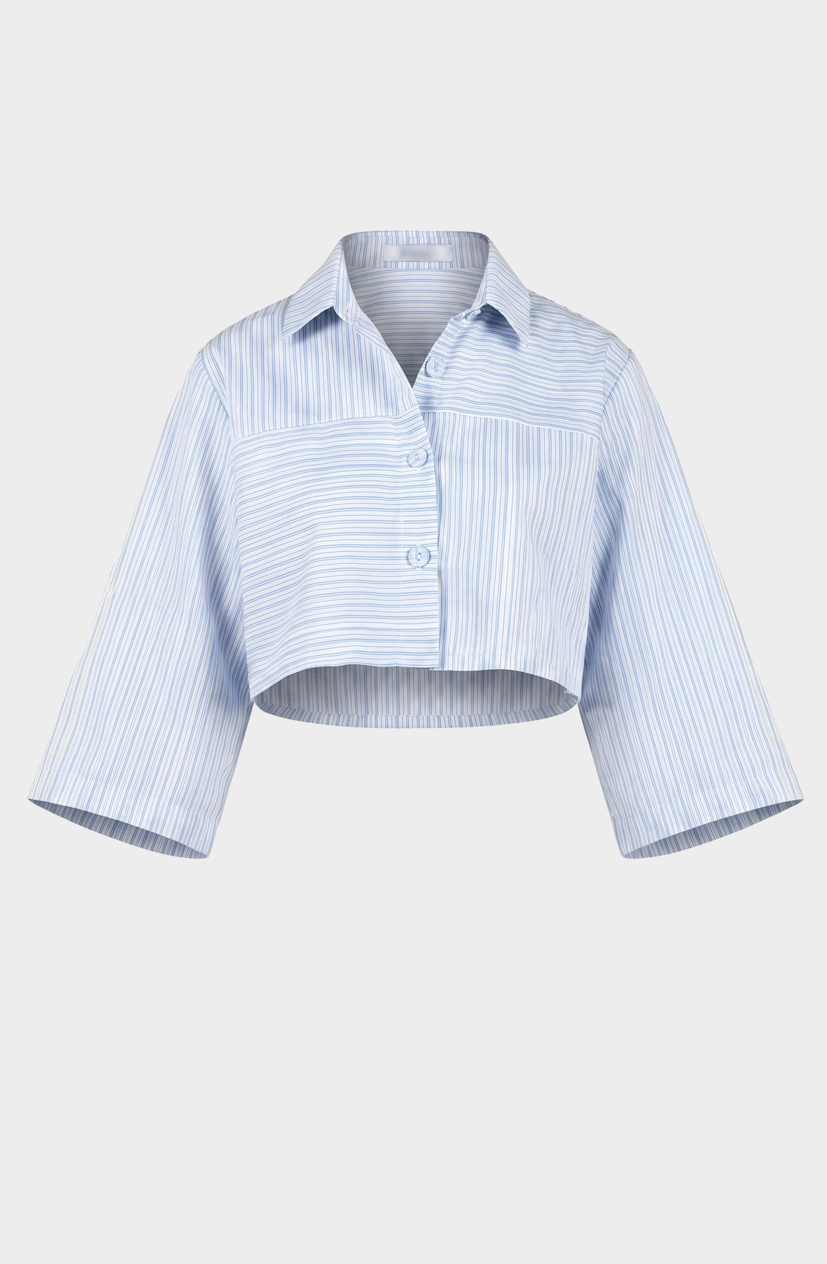 Short shirt with panels