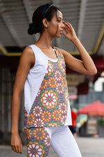 Islam ornaments polyester tank top