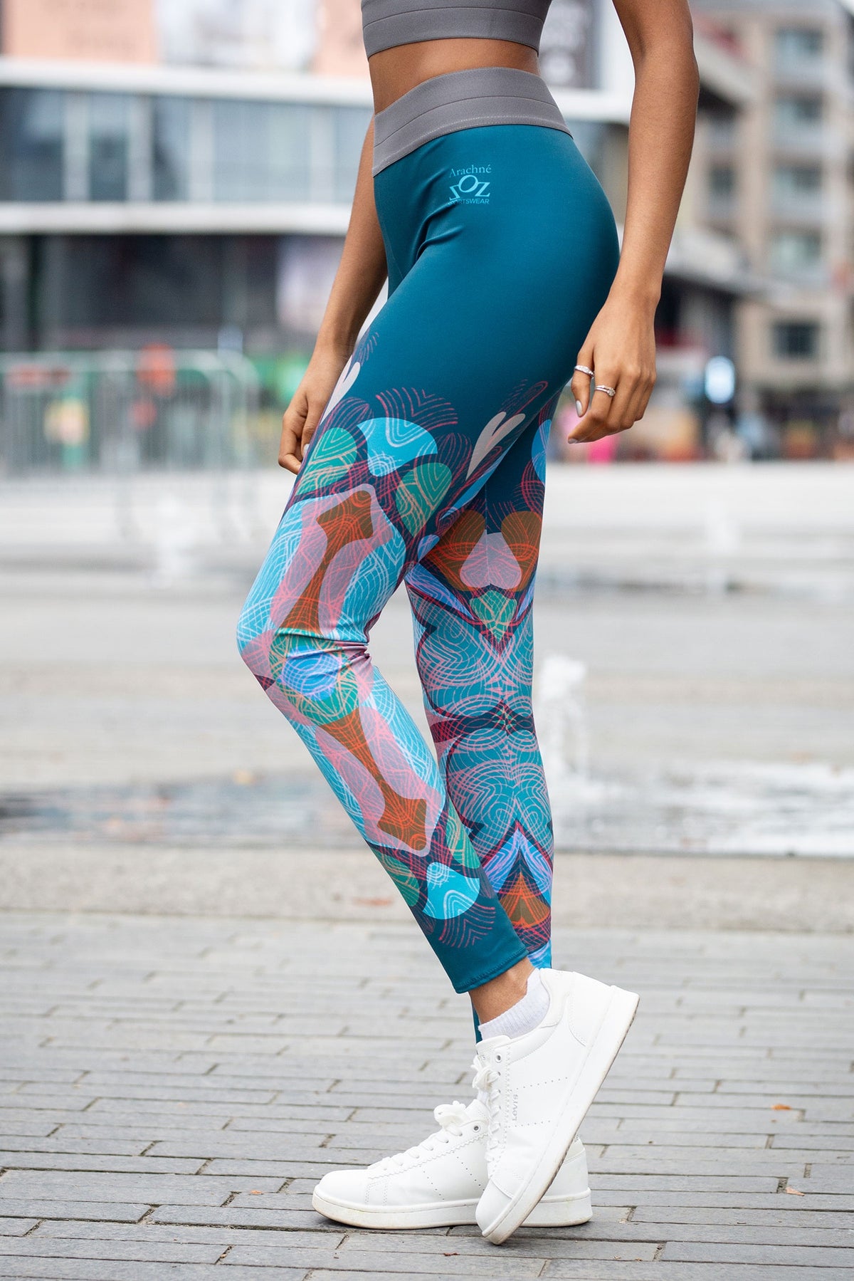 Leggings, ornements abstraits