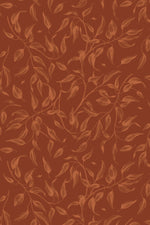 Orange leaf leggings