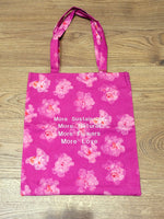 Roze azalea tas in gabardine (#A01-3)